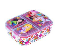 Zawadi Global Disney Princess - Lonchera Rectangular para Niños, con Múltiples Compartimentos, para Escuela, Colegio, Viajes, Almuerzo, Sándwich, Bento, sin BPA