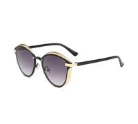 ZAWBNREOPC gafas de sol Gafas de sol for la vuelta al cole for mujer y hombre, estilo vintage, montura metálica grande, protección UV400