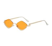 ZAWBNREOPC gafas de sol Gafas de sol retro for la vuelta al cole for hombre y mujer Media montura metálica resistente a los rayos UV 400