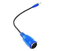 ZAWDIO - Cable MIDI a 3,5 mm para Akai, Korg, Line6, LittleBits - Midi hembra a TRS macho de 3,5 mm - MPC Studio, Touch, MPX8, Electribe 2, SQ-1