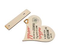 ZAWELIYO Adornos de Madera para el Día de la Madre, Elegante Decoración Floral para Decoración del Hogar, 7,5x7,3 Pulgadas, Madera de Resurrección, 1 Unidad (PAH)