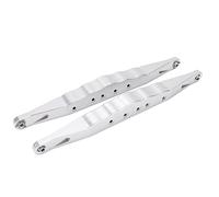 ZAWELIYO Aleación de Aluminio RC Trasero Inferior de los Brazos Finales Mejora la Estabilidad para Losi Super Baja Rey 2.0 1/6 RC Curso Corto Off Road Car (Plata)