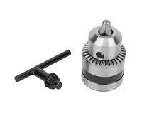 Zaweliyo B12 Type Type Drill Chuck 1.5-10 Mm, Herramienta de Fresado de Grado Industrial con Rodamiento Anti-empuje | Cuck de Acero Inoxidable para Drill Press, Torneo y CNC