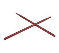ZAWELIYO Baquetas de Caoba para Percusión, Antideslizantes, Fuerte Sentido de Gravedad para Bateristas Principiantes y Maestros, 2 Piezas Rojas