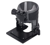 ZAWELIYO Base de Máquina de Corte de ángulo Ajustable, Base de Enrutador de Carpintería de Aleación de Aluminio Ranura de Fresado Orificio de Perforación Base de Grabado Tamaño