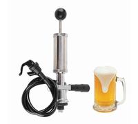 ZAWELIYO Bomba de Cerveza para Fiestas, Grifo de Barril Resistente con Gatillo y Manguera, Dispensador Manual de Cerveza de Barril para Picnic, Camping, Eventos en Casa (tipo S)