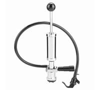 ZAWELIYO Bomba de Cerveza para Fiestas, Grifo de Barril Resistente con Gatillo y Manguera, Dispensador Manual de Cerveza de Barril para Picnic, Camping, Eventos en Casa (D)