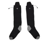 ZAWELIYO Calcetines Térmicos Funciona con Pilas Recargables Lavables con 4 Niveles de Calefacción para Esquí Actividades Al Aire Libre Negro 2 Pares