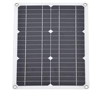 ZAWELIYO Cargador de Panel Solar Portátil USB Dual Alta Eficiencia Versátil para Actividades Al Aire Libre Silicio Monocristalino 20W