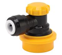 ZAWELIYO Conector de Empuje Doble Apretado de 5/16 Pulgadas, Desconexión Rápida para Tubos de Barrera EVA, Entrada de Aire, Diseño Exquisito, Tamaño Portátil, Gran Experiencia con Bloqueo (Líquida