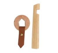 ZAWELIYO Cue de Punta de Señal de Piscina, Herramienta de Reparación de Madera de Abedul Sólida, Pegamento sin Prensa de Punta de Palo de Billar Profesional, Ajuste Universal