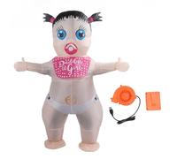 ZAWELIYO Disfraz Inflable de Boo Boo para bebé, Divertido Disfraz de Adulto para Fiesta de Cosplay, Halloween, Navidad, Carnaval, Adecuado para Adultos 150 190 Cm