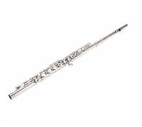 ZAWELIYO Flauta de Tono C Kit de Montaje de Flauta de Cobre y Níquel de 16 Orificios Cerrados para Principiantes Sonido Hermoso y de para Interpretaciones Sinfónicas