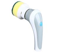 ZAWELIYO Fregadora Giratoria Eléctrica, Cepillo de Limpieza Potente Inalámbrico con 3 Cabezales de Cepillo Intercambiables para Azulejos de Baño, Suelo de Coche, Fregadero de Coci