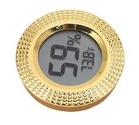 ZAWELIYO Higrómetro Digital Medidor Electrónico de Humedad y Temperatura de Alta Precisión para Cajas de Cigarros Diseño de Marco Metálico