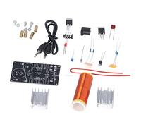 ZAWELIYO Juego de Mini Módulos de Bobina de Música Kit de Altavoces de con Cable de Audio Ideal para Experimentos Electrónicos Negro 15W
