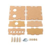 ZAWELIYO Kit de Carcasa Protectora Acrílica con Apertura y Tamaño Correctos para Placa de Preamplificador de Tubo de Válvula 6J1