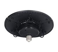 ZAWELIYO Luz de Bahía LED 60 W Impermeable 288 Cuentas de Lámpara Ajustable 360 grados Plegable E26 E27 Luz de Garaje para Sótanos 100 a 277 V, Carcasa de Aluminio Accesorio de Iluminación Interior