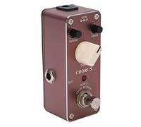 ZAWELIYO Pedal de Metal con Efecto Coro con Indicador LED para Guitarristas Eléctricos, Accesorios de Audio