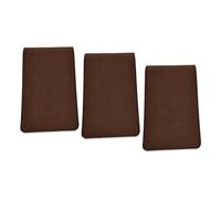 ZAWELIYO Peldaños de Escalera, 15 Piezas, Fibra de Poliéster Antideslizante, Duradero, de Poco Ruido para Escalones de Madera, 8x30 Pulgadas, Marrón