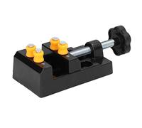 ZAWELIYO Prensa de Taladro, Tornillo de Banco, Aleación de Aluminio Duradera, Mini Máquina para Carpintería, Elaboración, Fácil Fijación para Joyerías, Rango de Sujeción de 2,17 Pulgadas