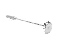 ZAWELIYO Raspador de Limpieza para Parrilla de Barbacoa, Herramienta Raspadora de Parrilla de Largo de Acero Inoxidable Resistente para Cocinar Al Aire Libre, Camping, Picni