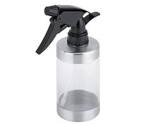ZAWELIYO Regadera para Plantas Elegante Botella Pulverizadora de Agua Transparente de Acero Inoxidable y Acrílico para Plantas de Jardín Doméstico 350ml