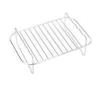 ZAWELIYO Rejilla para Freidora para Freidoras de Doble Cesta Rejilla de Cocción Multicapa Duradera de Acero Inoxidable para DZ201 401 20x13x7cm