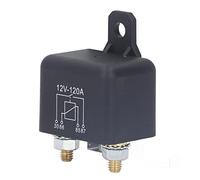 ZAWELIYO Relé de Arranque de Coche, Bobina de Latón de Contacto Normalmente Abierto de Alta Potencia de 4 Pines, 12V, Carcasa de PC Duradera para Automóviles y Vehículos Todoterreno