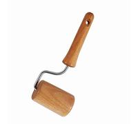 ZAWELIYO Rodillo de Amasar de Madera, Rodillo para Masa de Pastelería y Pizza con Diseño 2 en 1 para Hornear Galletas, Corteza de Pastel, Fideos, Bolas de Masa, Utensilios de Cocina (Estilo 4)