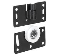 ZAWELIYO Rueda de Puerta Corredera Rodillo de Acero Laminado en Frío Duradero para Armario, Armario, Grosor de 10-30 Mm, para Mejoras en el Hogar