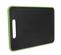 ZAWELIYO Tabla de Cortar Multifuncional de Aleación de Aluminio con Afilador de Cuchillos para Cortar y Descongelar en la Cocina, Material Seguro, Almacenamiento para Colgar, 14.4 X 9.8 Pulgadas