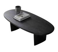 ZAWQFDZ Mesa de Centro Pequeña, Mesa Salon Centro Ovalada, Varios Tamaños, Fácil Ensamblaje, para Apartamento Pequeño, Sala de Estar, Oficina(120x48x42/42.7x18.8x16.5in)
