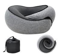 ZAWR Almohada de Viaje Cuello, Almohada Cervical para Avión y Coche, Cojin Cervical Viaje Viscoelástica de Espuma Memoria,Almohadas Viaje,Cojin de Viaje Cuello, Viajes Accesorios Avión
