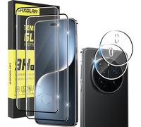ZAXGLAR Protector Pantalla para Honor Magic 7 Pro Cristal templado,2 x Protectores de Pantalla + 2 x Protectores de Lente de Cámara,Sin burbujas y duradero
