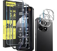 ZAXGLAR Protector Pantalla para Xiaomi Mi 15T 5G Cristal templado,2 x Protectores de Pantalla + 2 x Protectores de Lente de Cámara,Sin burbujas y duradero