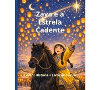 Zaya e a Estrela Cadente: 2 em 1: História + Livro de Colorir (Pequenos Pintores, Grandes Lições)