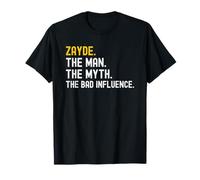 Zayde Jewish Grandpa the Man Myth Legend Camiseta