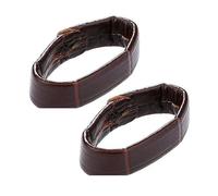 ZAYIUKI 2 correas de repuesto de cuero genuino para hombres y mujeres, diseños suaves y cómodos, varios colores