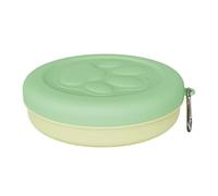 ZAYIUKI Comederos para mascotas, cuencos de viaje para perros, cuenco portátil para gatos con tapa de cubierta para mascotas, caminar, estacionamiento, camping, viajes