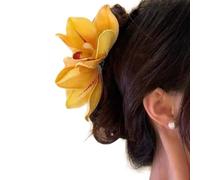 ZAYIUKI Elegante pinza de pelo de orquídeas para mujeres y adolescentes con agarre seguro, perfecto para varios peinados y ocasiones temáticas