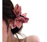 ZAYIUKI Elegante pinza de pelo de orquídeas para mujeres y adolescentes con agarre seguro, perfecto para varios peinados y ocasiones temáticas