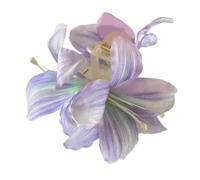 ZAYIUKI Elegante pinza para el pelo de flores para mujer, realza el encanto femenino y asegura peinados en varias ocasiones