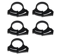 ZAYIUKI Juego de 5 clips de tubo de jardín para sistemas de riego por goteo seguros en invernaderos, abrazaderas de manguera ajustables de doble agarre