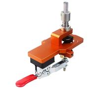 ZAYIUKI Plantilla de bisagra oculta con guía de agujero de tornillo adicional de 35 mm, localizador de guía de perforación para puerta de armario, herramienta perforadora