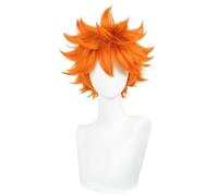 ZAYMGPD Anime Peluca Haikyuu Cosplay Hinata Shoyo Peluca,Short Orange Peluca Halloween Peluca,Carnaval Navidad Fiesta Peluca Diaria