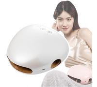 ZAYMGPD Masajeador De Manos, 3 Modos, 3 Intensidades, 3 Niveles De Calor, con Funciones De Calor Y Compresión, Temporizador De 10 Minutos, Batería De 2200 Mah, para Masaje De Dedos Y Palmas White