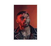 Zayn Malik- Lienzo de pintura al óleo impermeable y resistente a las manchas, adecuado para cualquier estilo decorativo de dormitorio, sala de estar, oficina, estilo sin marco, 40 x 60 cm