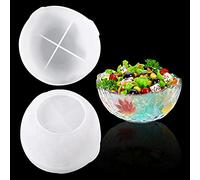 Zayookey Molde de Resina Epoxi Molde de Fundición de Bandeja Moldes de Silicona de Tazón de Frutas Bowl Resin Mold Tray para Caja de Almacenamiento del Titular de la Joyería de Bricolaje