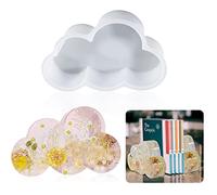 Zayookey Moldes de Resina Grandes en Forma de Nube Moldes de Silicona para Muestras Molde de Resina Epoxi para Organizar Libros Hojas de Flores Secas y Hacer Muestras de Insectos